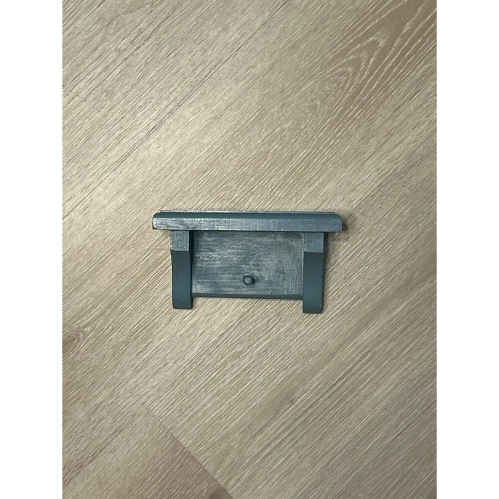 Small Handmade Painted Wooden Shelf with Peg